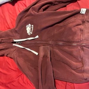 Roots tracksuit for sale. Maroon colour. Size Medium.